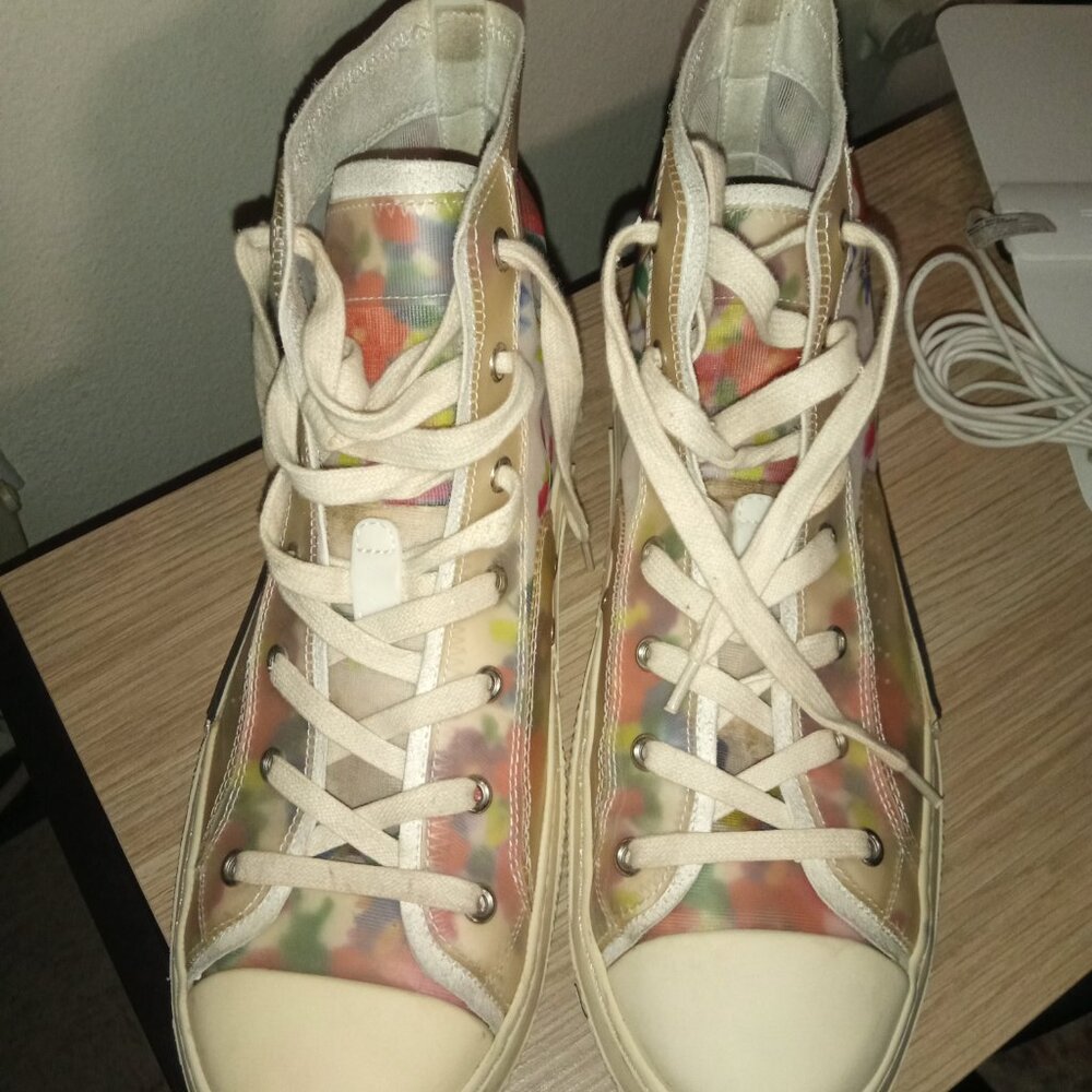 Dior B23 hitop floral pattern Size 43(10-10.5 US Mens)